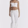 Frankie White Broderie Anglais Trousers
