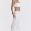 Frankie White Broderie Anglais Trousers