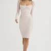 Freyja Crystal Gathered Corset Dress