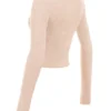 Gene Beige Soft Fluffy Knit Cardigan