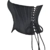 Genevieve Black Lace Back Corset
