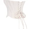 Genevieve Vintage Cream Lace Back Corset