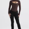 Georgina Cocoa Knitted Corset