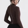 Georgina Cocoa Knitted Corset