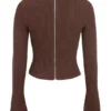 Georgina Cocoa Knitted Corset