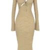 Giovanna Stone Floral Lace Maxi Dress
