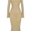 Giovanna Stone Floral Lace Maxi Dress