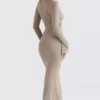 Giovanna Stone Floral Lace Maxi Dress
