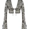 Giulia Pewter Shimmer Velvet Satin Top