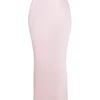 Giuliana Ballerina Pink Satin Maxi Skirt