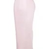 Giuliana Ballerina Pink Satin Maxi Skirt