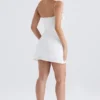 Grace Ivory Crystallised Mini Dress