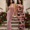 Graciela Dusty Pink Devore Top