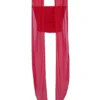 Hallie Holly Red Strapless Corset Top with Detachable Neck Scarf