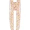 Hallie Honeyflower Print Strapless Corset With Neck Scarf