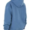 Halo Azure Cotton Fleece-Back Oversized Hoodie