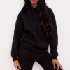 Halo Ink Cotton Fleece-Back Oversized Hoodie