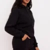 Halo Ink Cotton Fleece-Back Oversized Hoodie