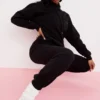 Halo Ink Cotton Fleece-Back Oversized Hoodie