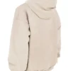 Halo Oatmeal Cotton Fleece-Back Oversized Hoodie