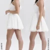 Harriet White Broderie Anglais Halter Mini Dress