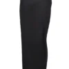 Hart Black Twill Maxi Skirt