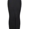 Hart Black Twill Maxi Skirt