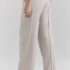 Hayden Beige High Waist Tailored Trousers