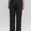 Hayden Black Wide Leg High Waist Tailored Trousers