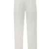 Hayden White Wide Leg High Waist Tailored Trousers