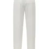 Hayden White Wide Leg High Waist Tailored Trousers