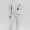 Haze Light Grey Marl Crew Neck Sweatshirt