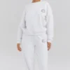 Haze White Crew Neck Sweatshirt