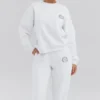 Haze White Crew Neck Sweatshirt