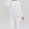Haze White Crew Neck Sweatshirt
