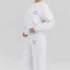 Haze White Crew Neck Sweatshirt