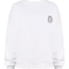 Haze White Crew Neck Sweatshirt