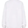 Haze White Crew Neck Sweatshirt