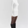 Hazel Ivory Cashmere Roll Neck Sweater