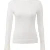 Hazel Ivory Cashmere Roll Neck Sweater
