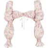 Henrietta Pink Floral Shirred Bralette Top