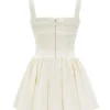 Honor Buttermilk Ribbon Detailed Mini Dress