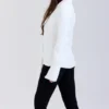 Hope White Draped Tie Front Shirt