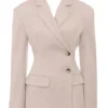 Hudson Beige Hourglass Blazer