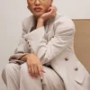 Hudson Beige Hourglass Blazer
