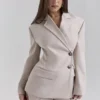 Hudson Beige Hourglass Blazer
