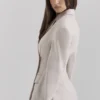 Hudson Beige Hourglass Blazer