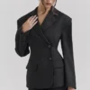 Hudson Black Hourglass Blazer
