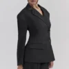 Hudson Black Hourglass Blazer