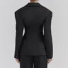Hudson Black Hourglass Blazer